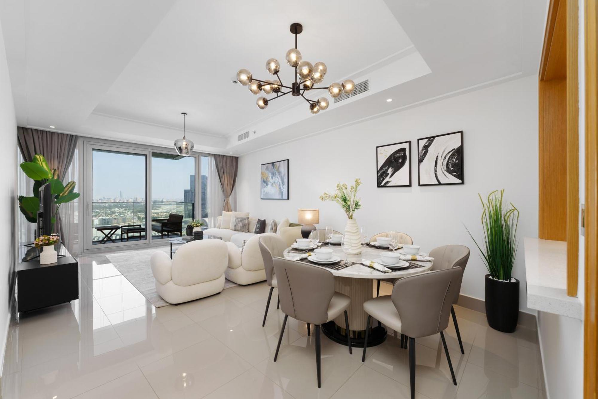 Maison Privee - Ultimate Living With Front-Row Views Of Burj Khalifa & Dubai Fountains Exterior foto